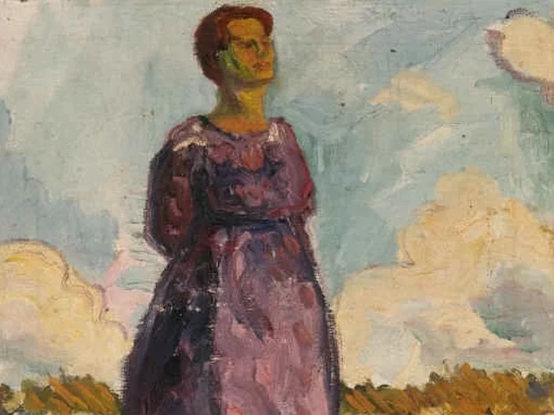 1888-Julie Katz-Aereboe - Donna tra le dune